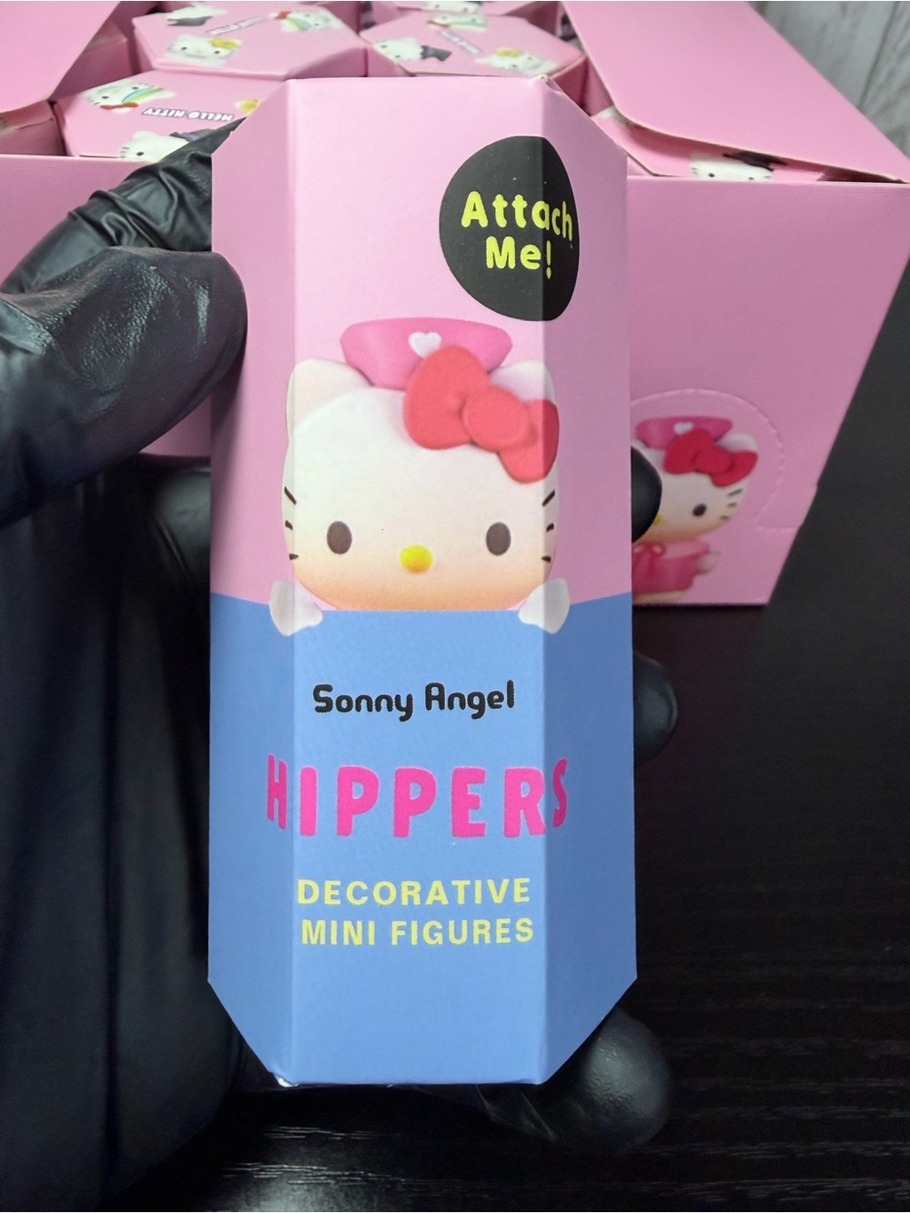 Cute Hello Kitty HIPPERS Decorative Mini Figure - Pink & Blue
